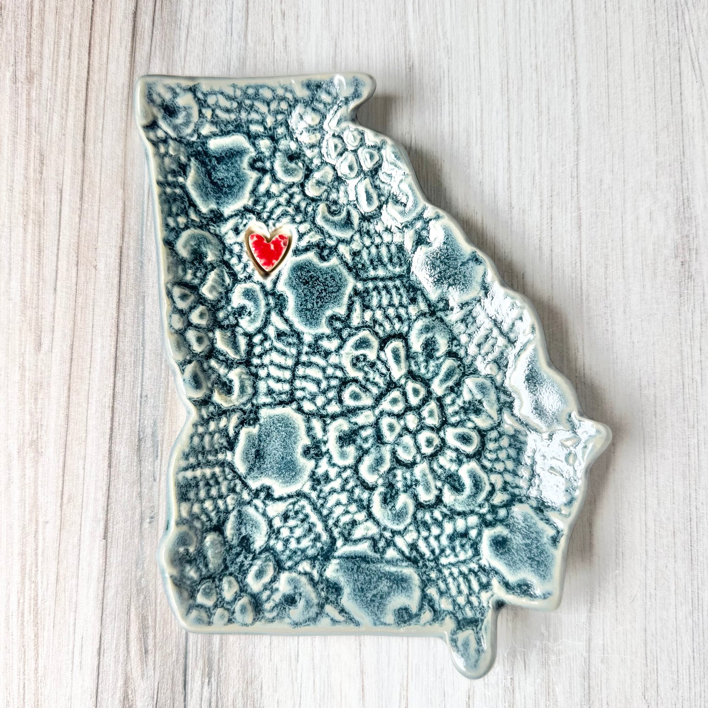 Georgia w/a heart spoon rest,