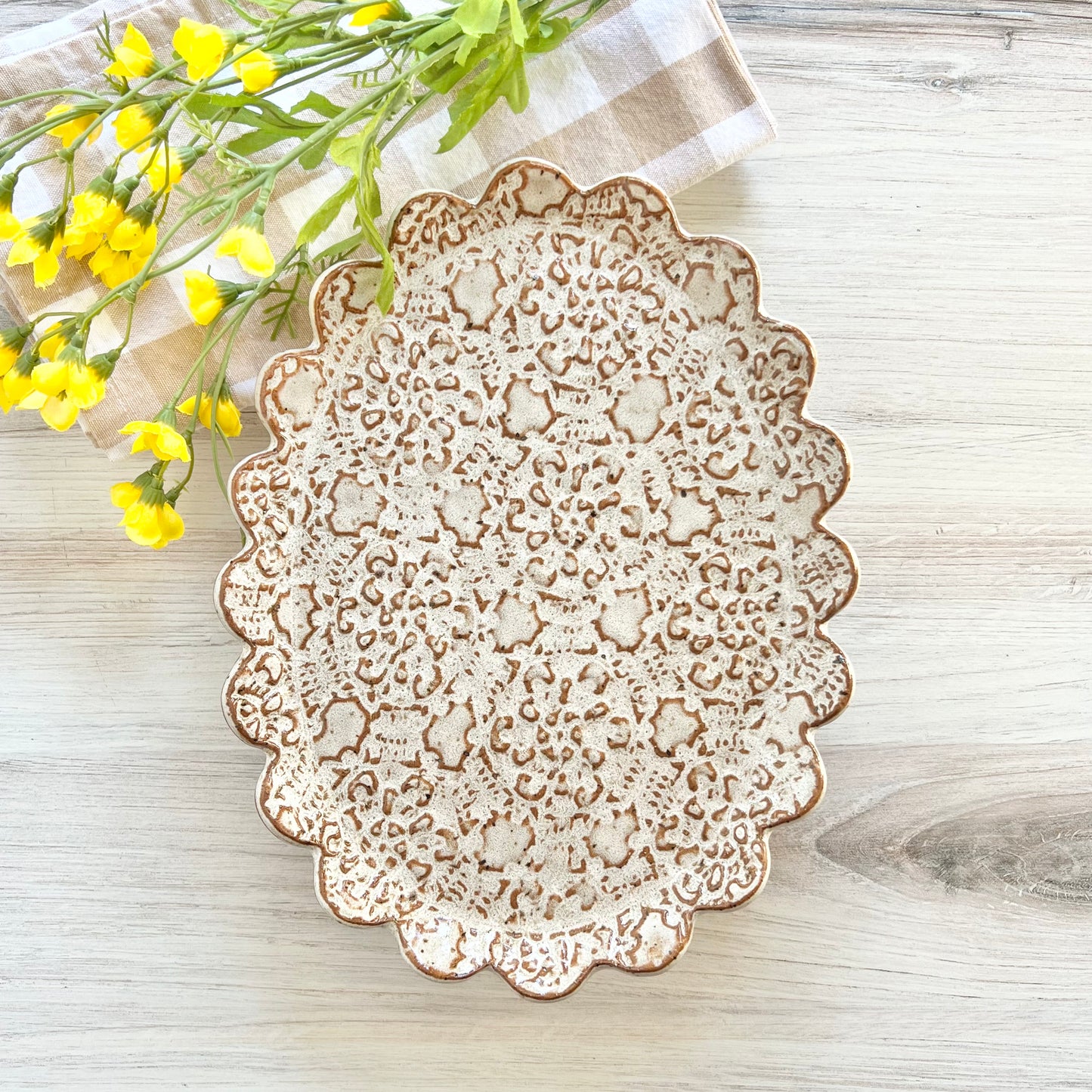 Scallop, Oval Platter