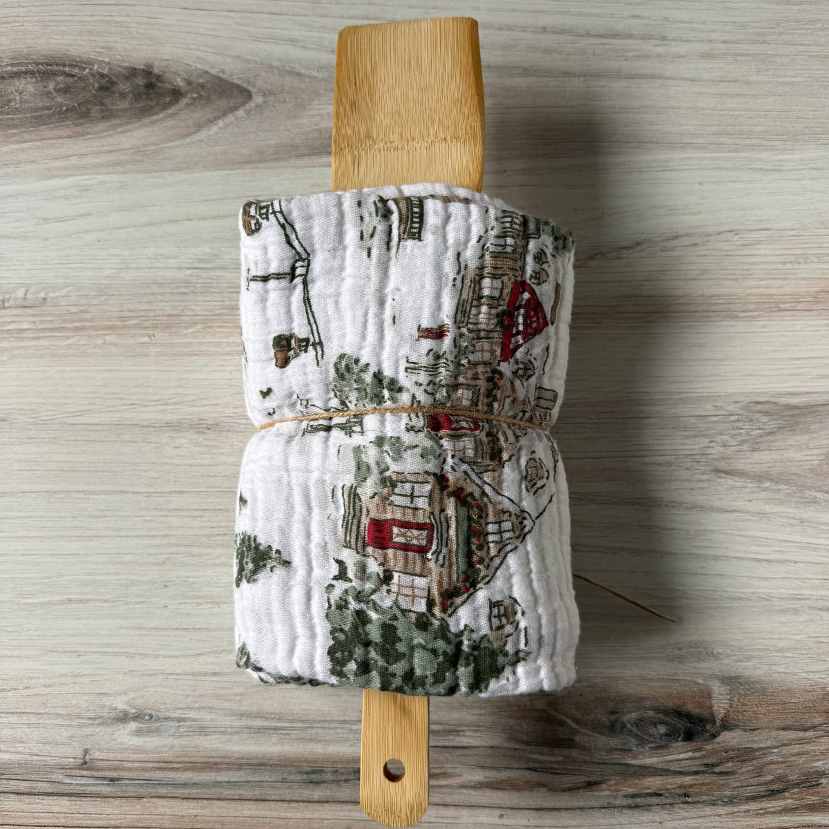 White Santa spoon rest bundle