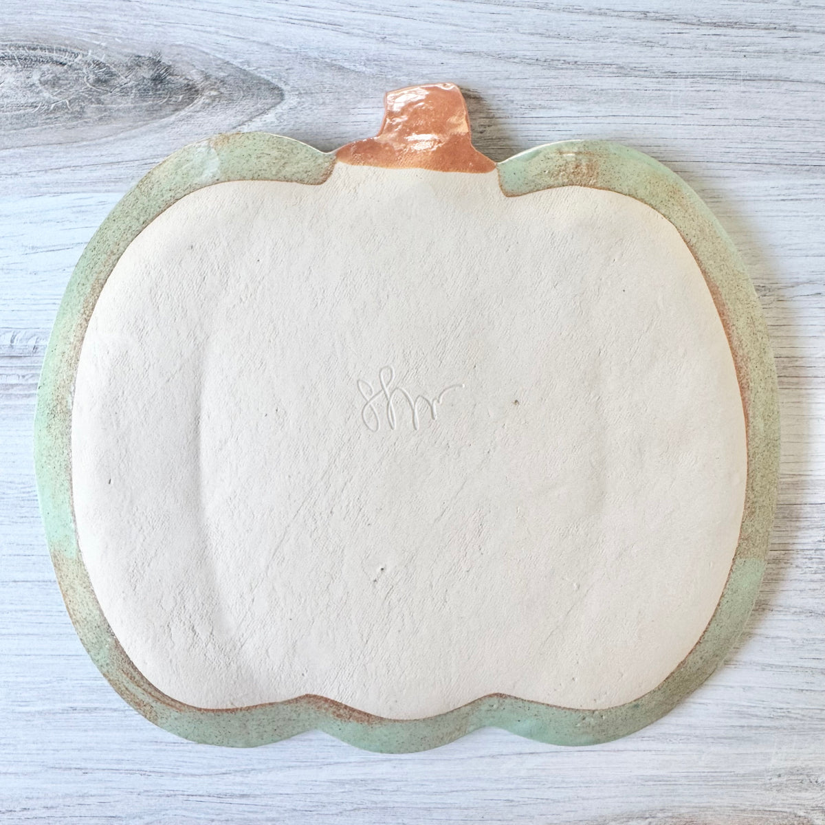 Pumpkin platter, green