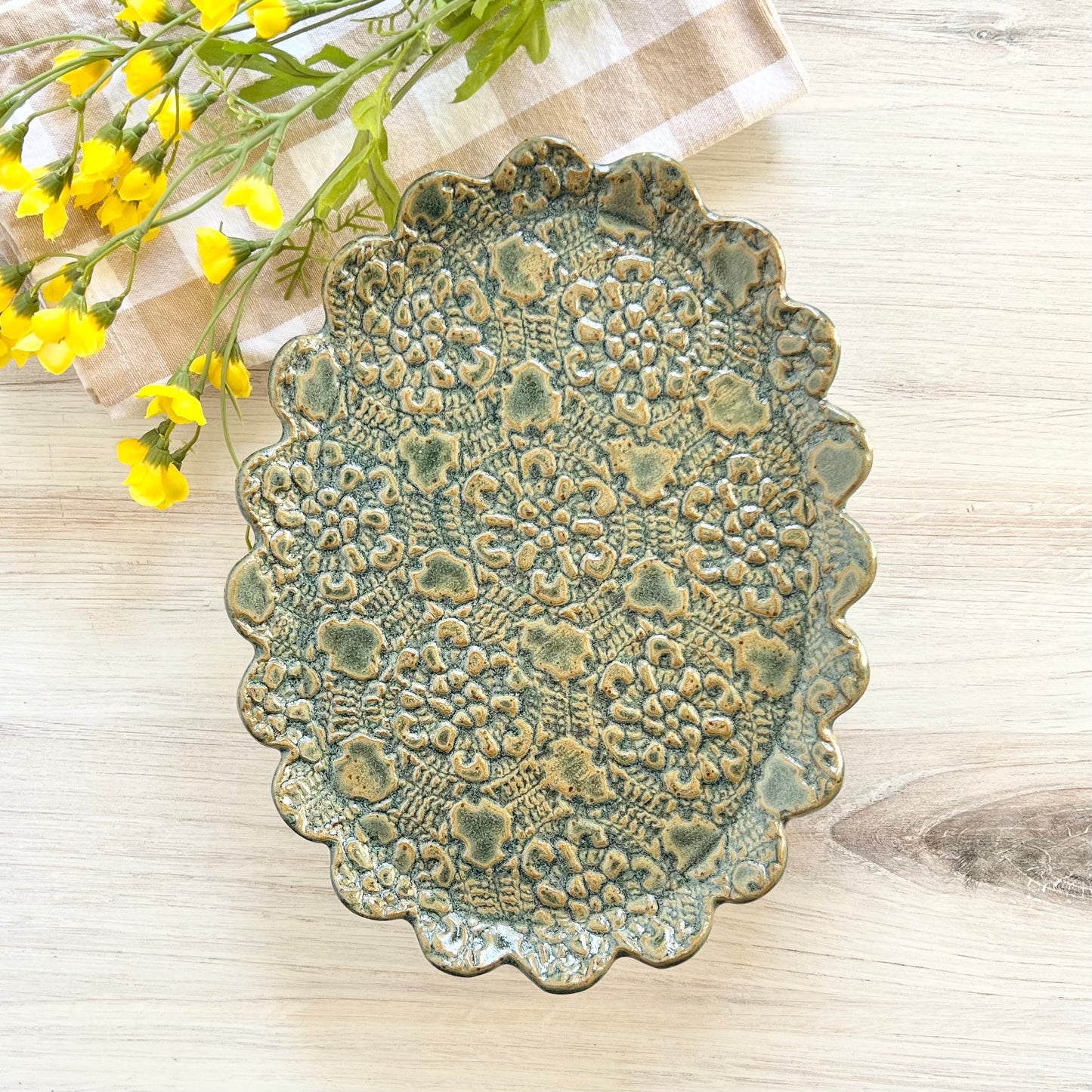 Scallop, Oval Platter