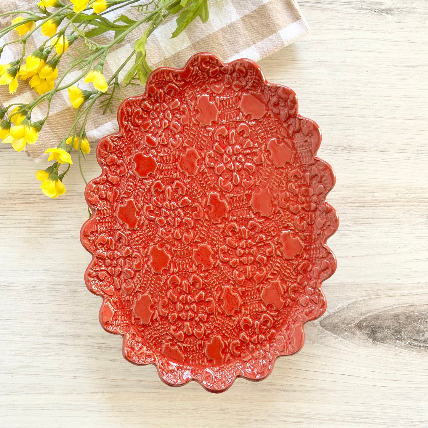 Scallop, Oval Platter