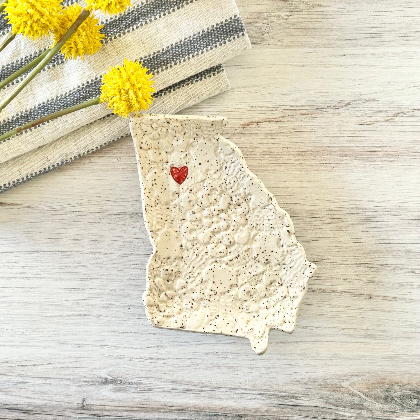 Georgia w/heart Spoon Rest
