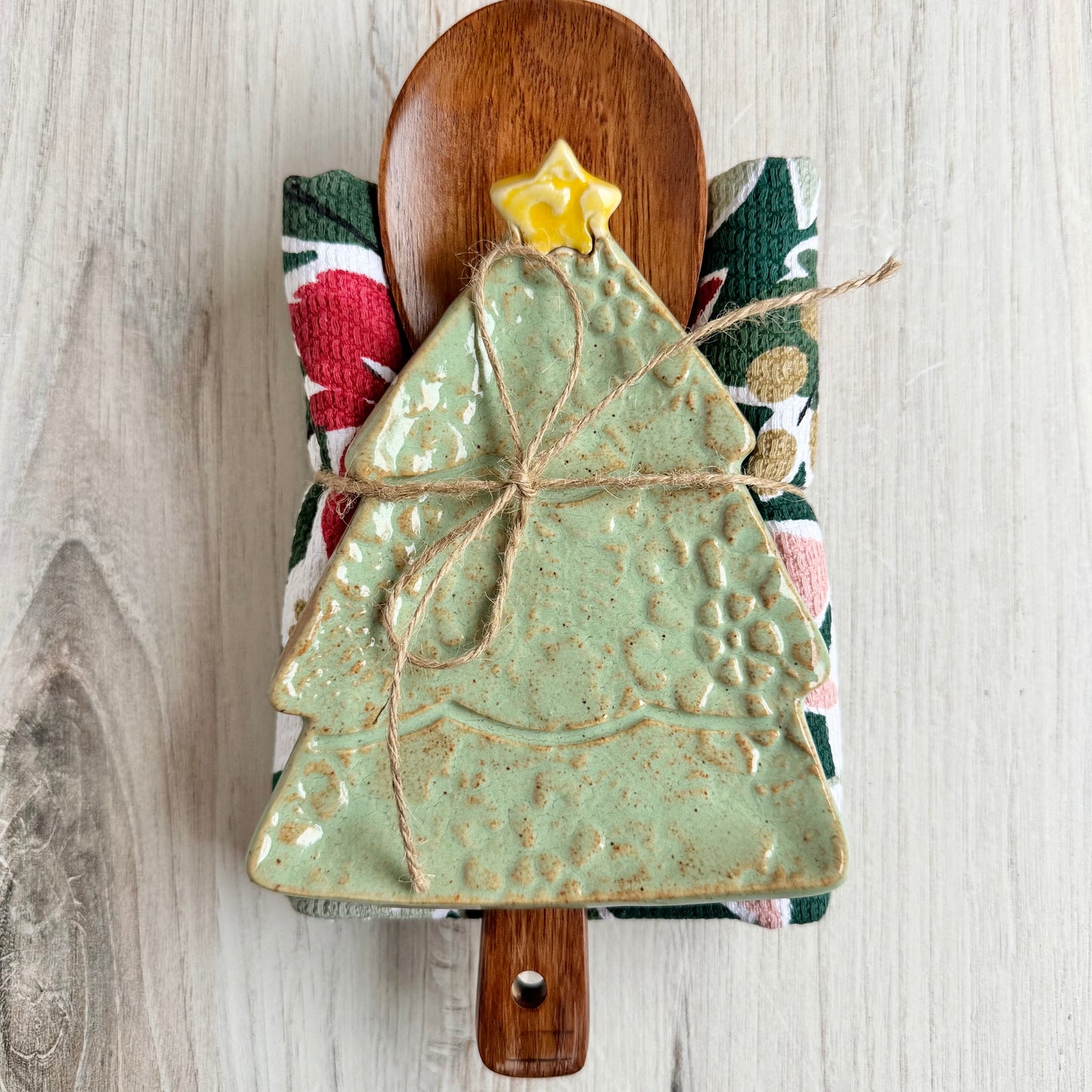 Christmas tree spoon rest bundle