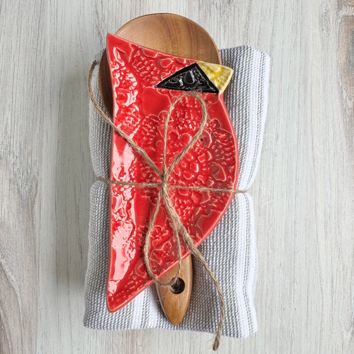 Cardinal spoon rest bundle