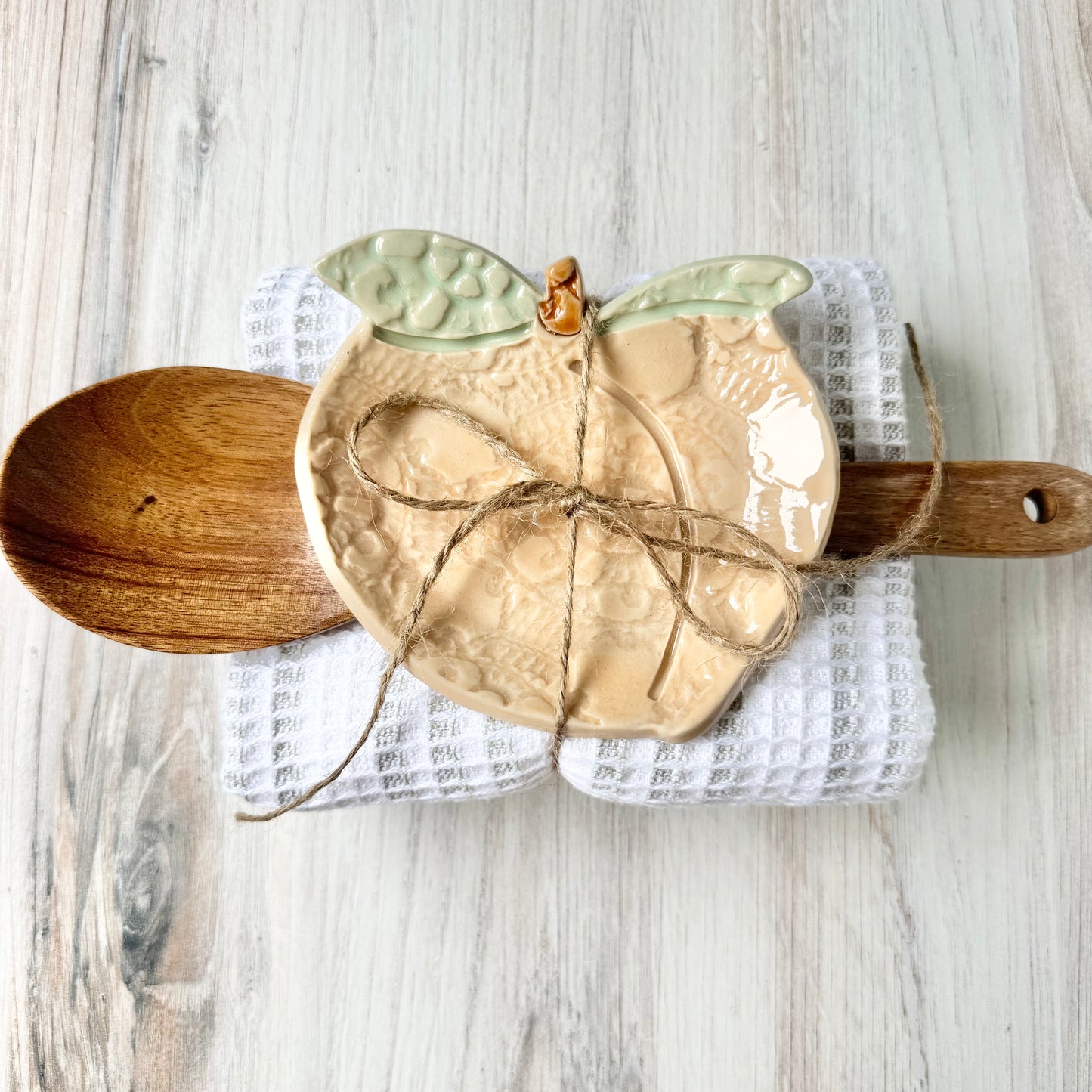 Peach spoon rest bundle