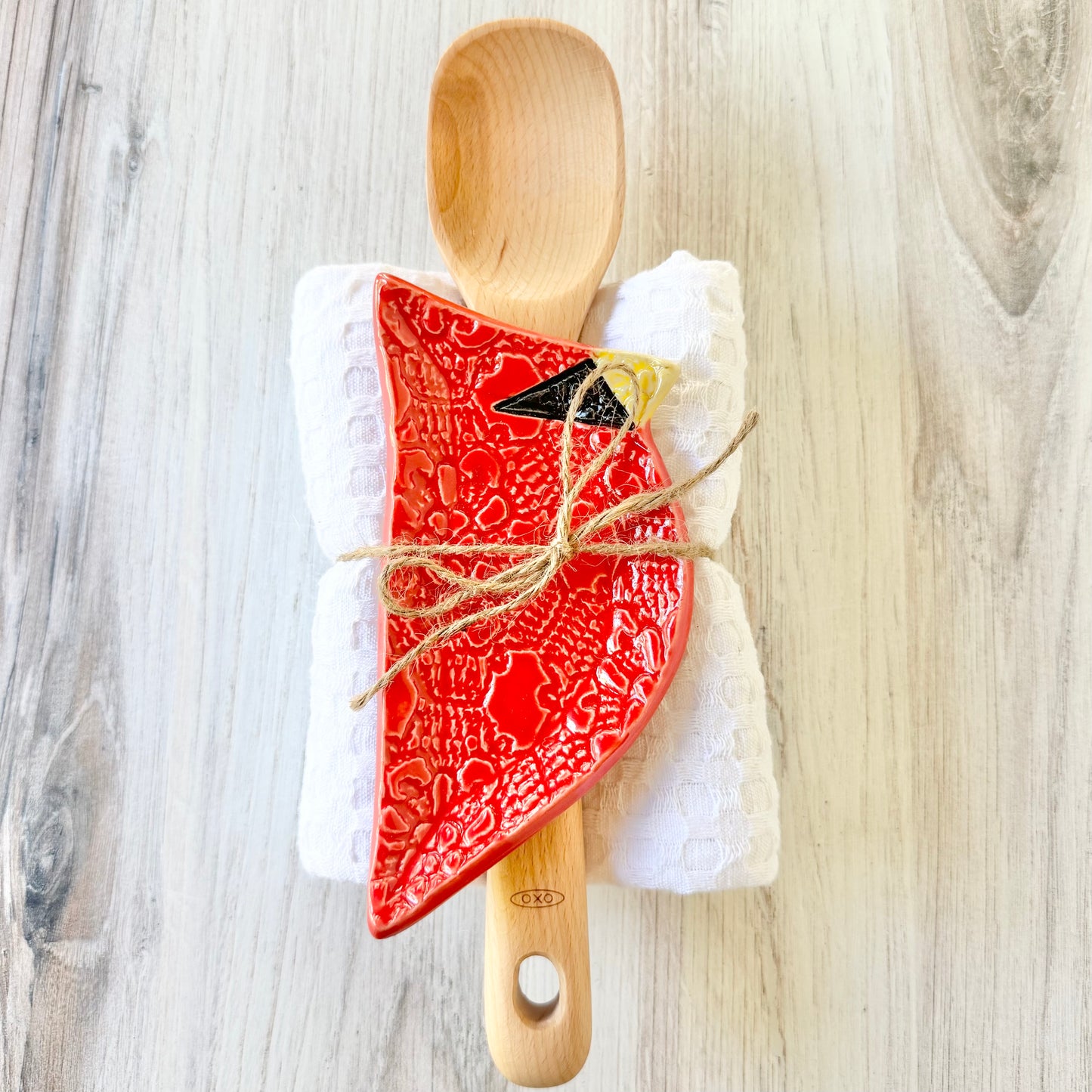 Cardinal spoon rest bundle