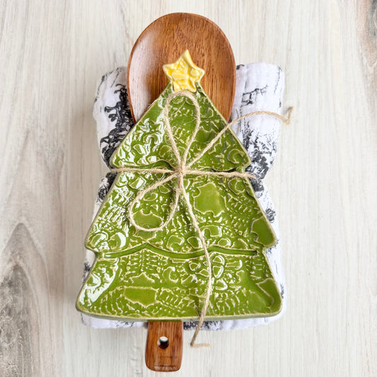 Christmas tree spoon rest bundle