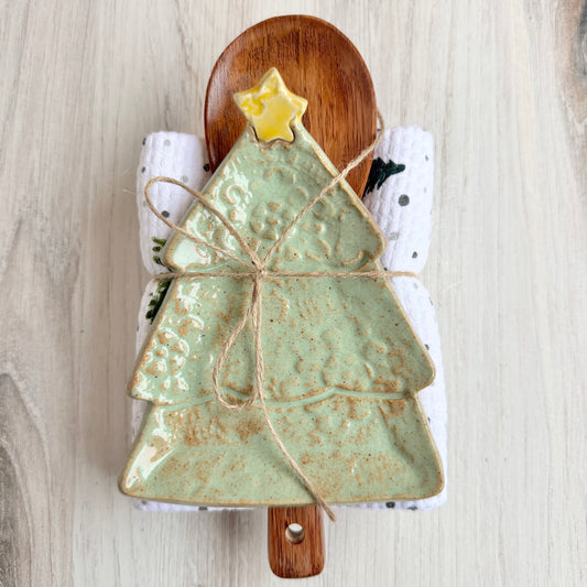 Christmas tree spoon rest bundle