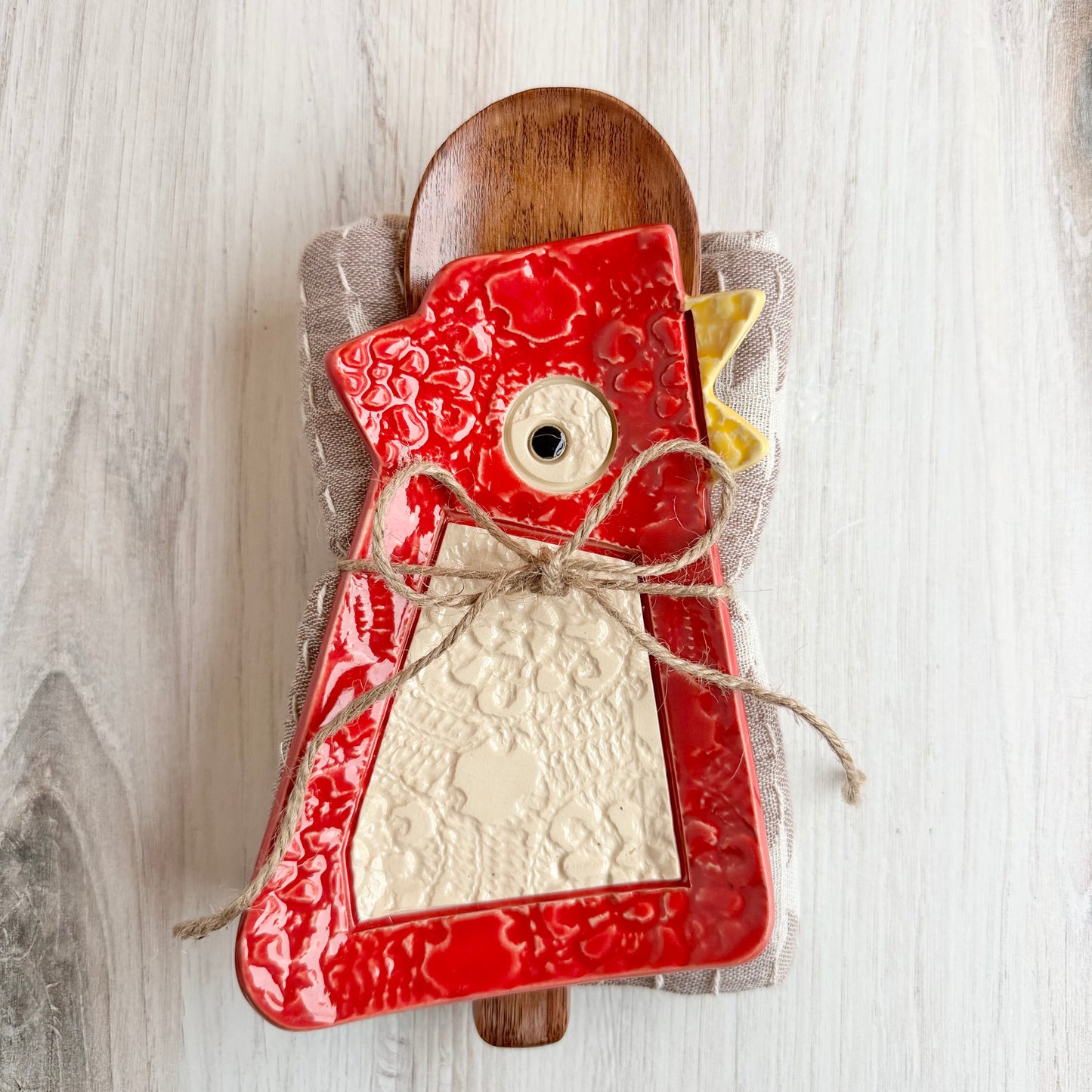 Marietta Big Chicken spoon rest bundle