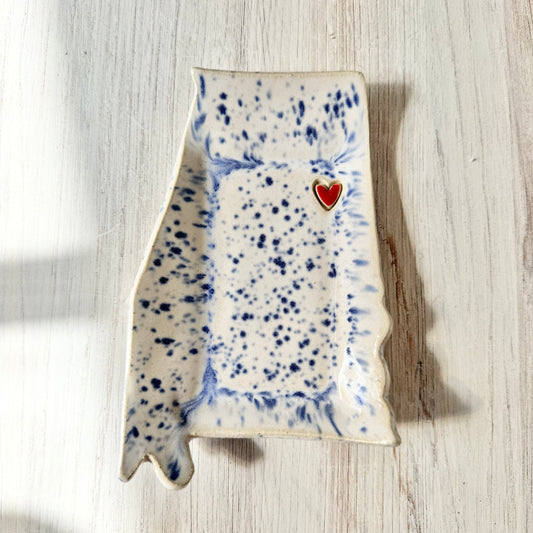 Alabama with a heart spoon rest