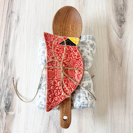 Cardinal spoon rest bundle