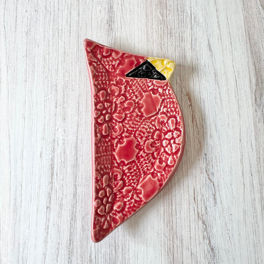 Cardinal spoon rest