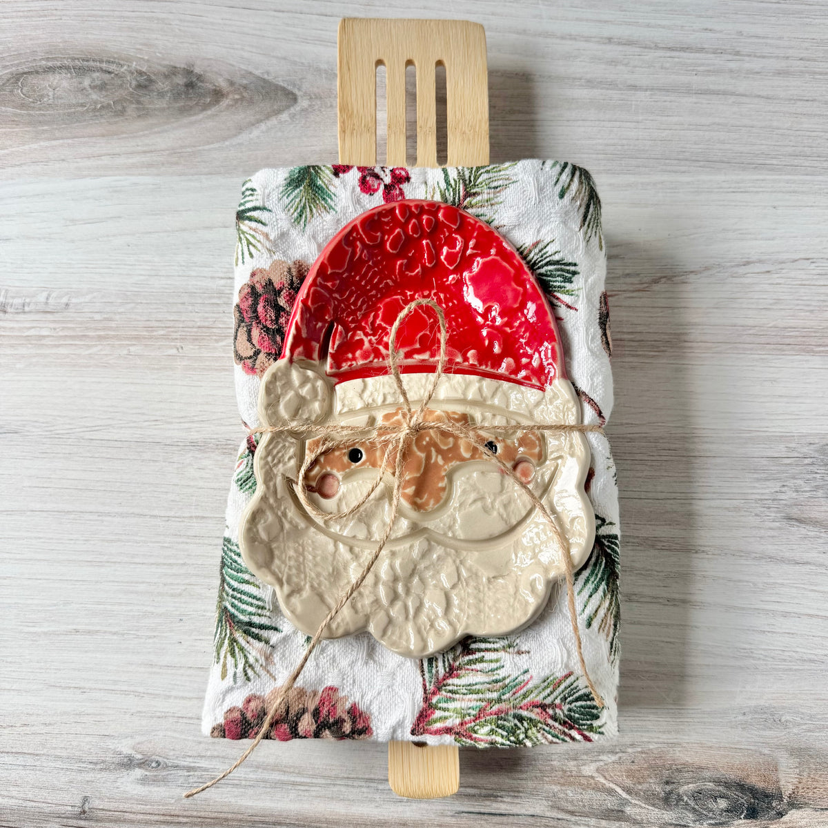 Black Santa spoon rest bundle