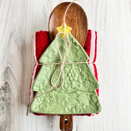 Christmas tree spoon rest bundle