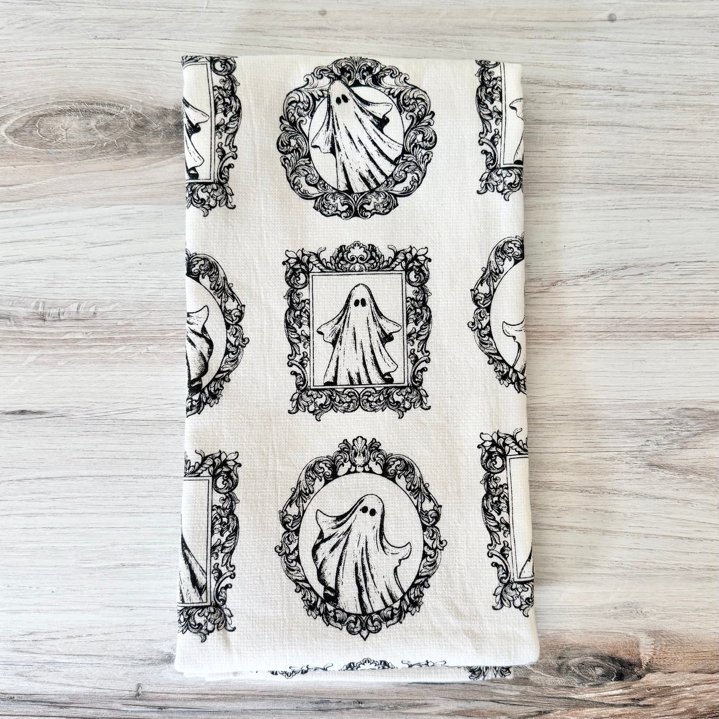 Ghost No. 2 spoon rest bundle, white on brown
