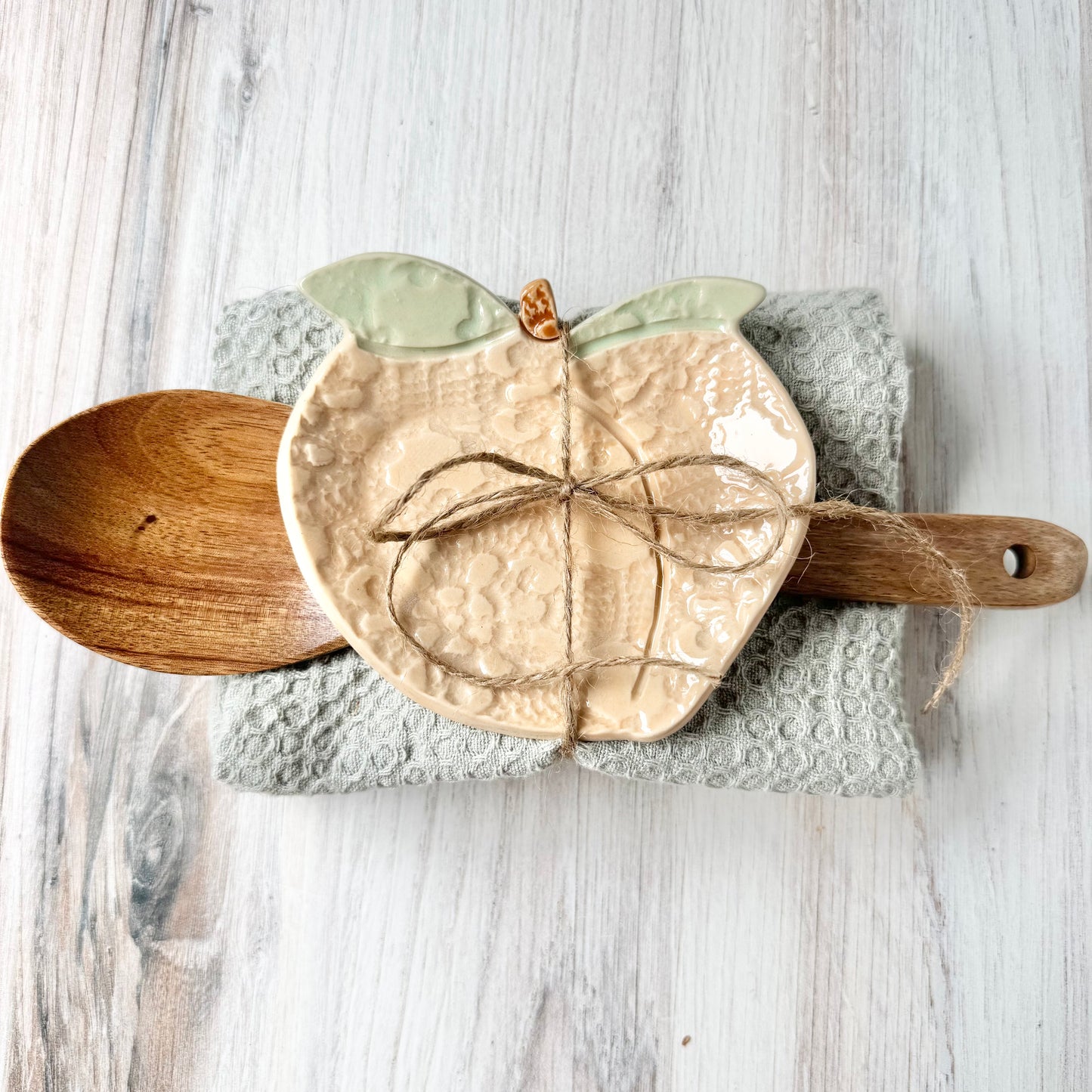 Peach spoon rest bundle