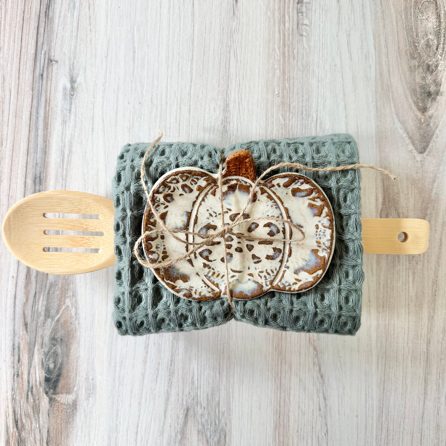 Pumpkin spoon rest bundle