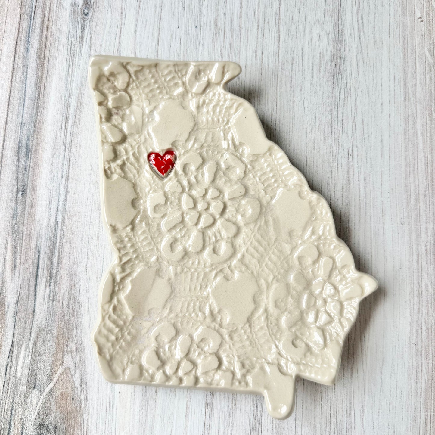 Georgia w/a heart spoon rest