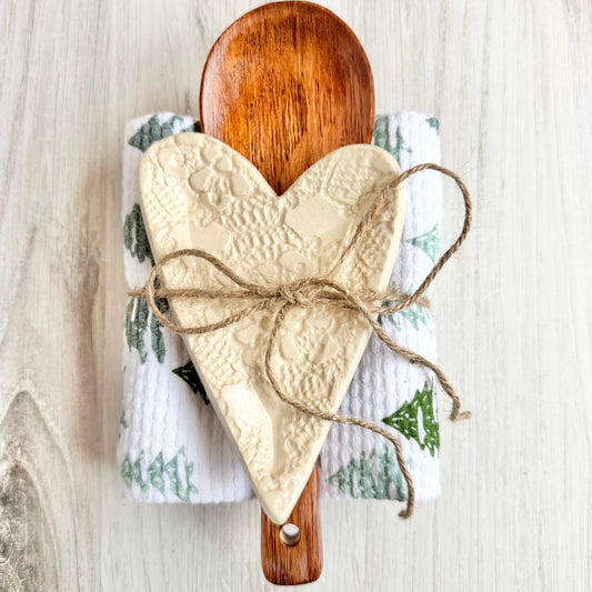 Heart spoon rest bundle