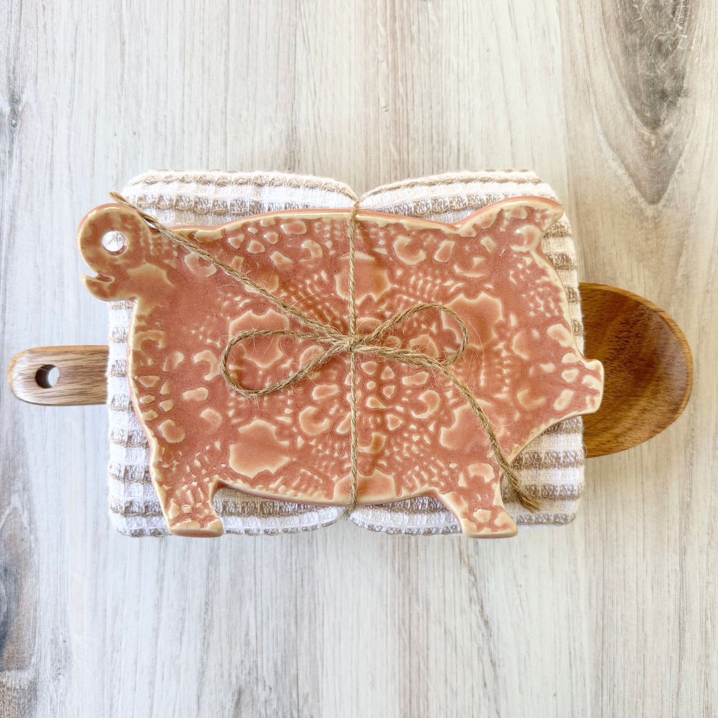 Piggy spoon rest bundle