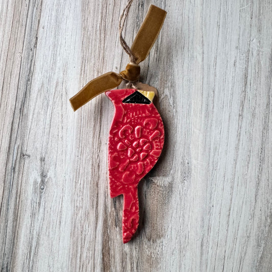 Cardinal ornament