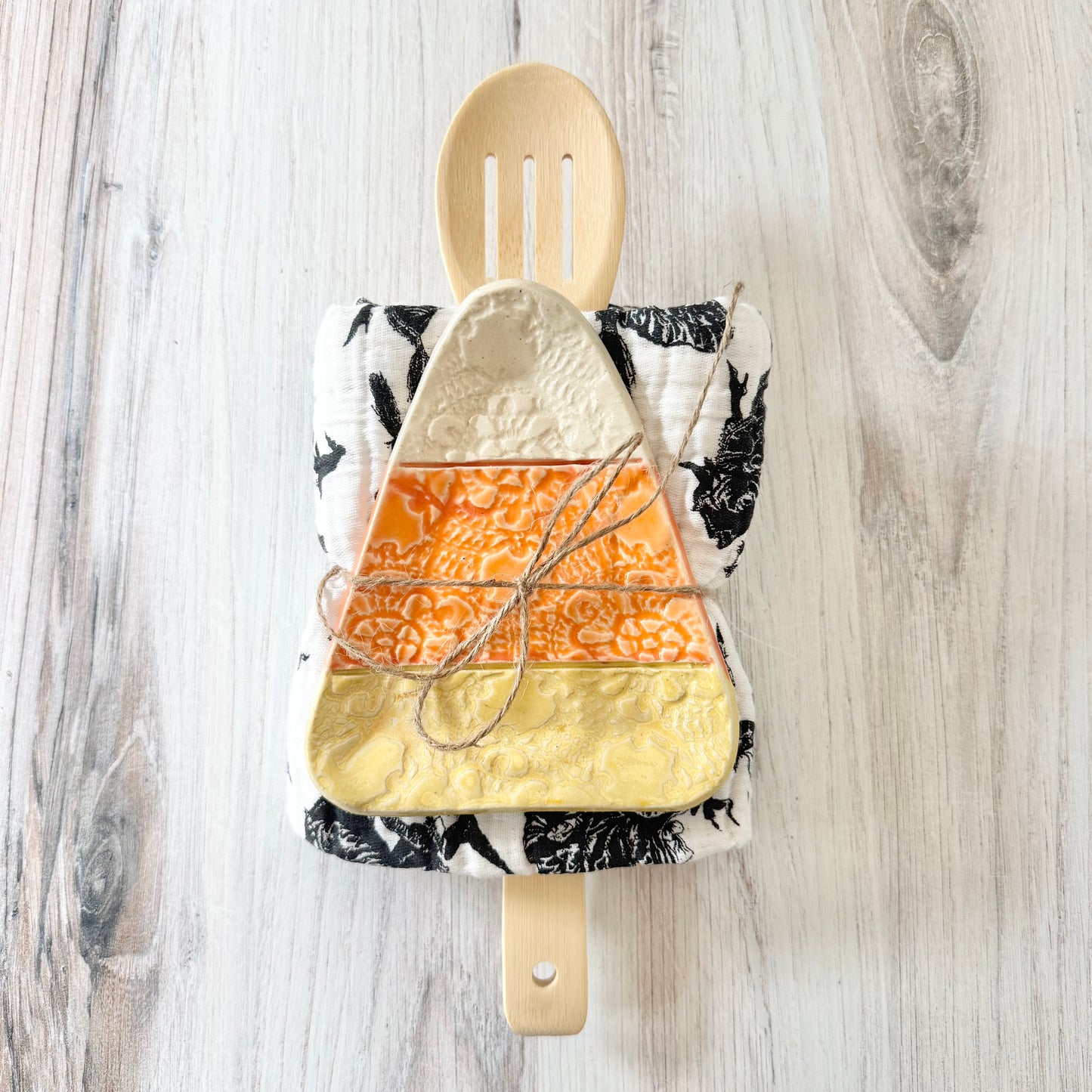 Candy Corn spoon rest bundle