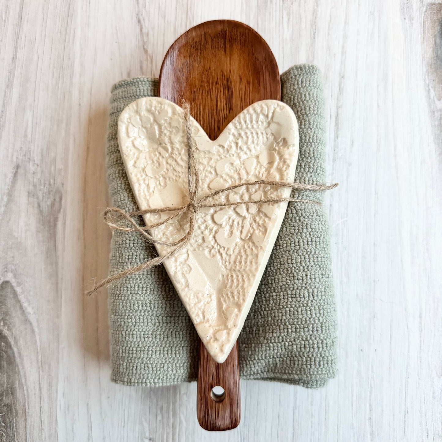 Heart spoon rest bundle