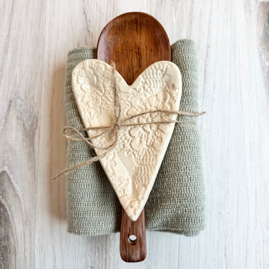 Heart spoon rest bundle