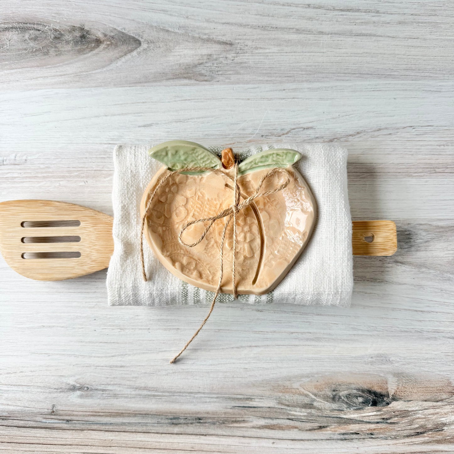Peach spoon rest bundle